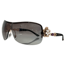 Blvgari Rose Gold Crystal Flower Sunglasses