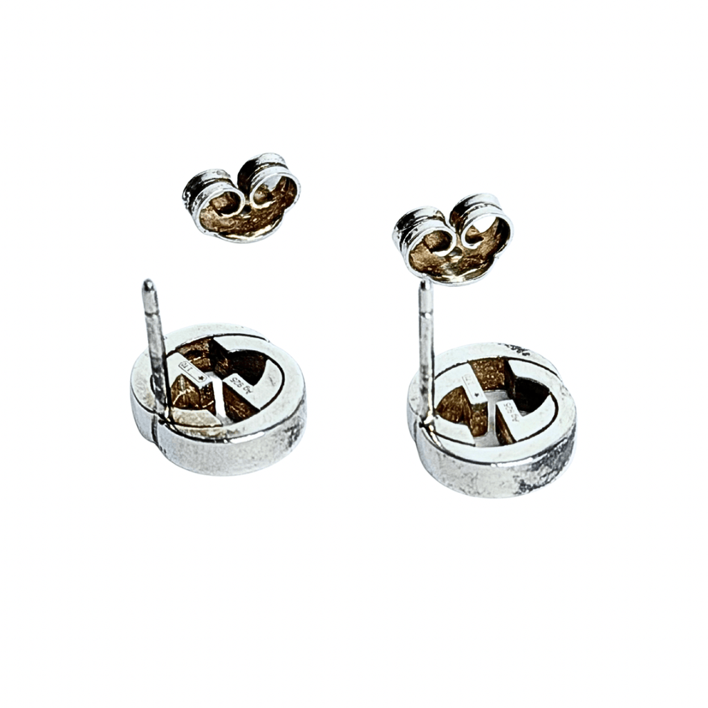 Gucci Interlocking G Sterling Post Earrings