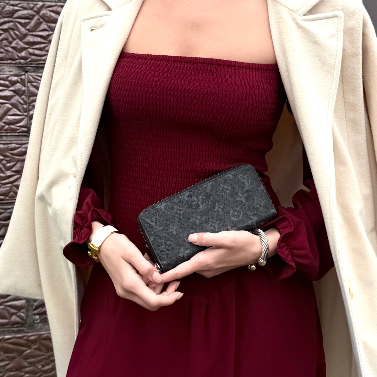 Louis Vuitton Monogram Eclipse Zippy Wallet