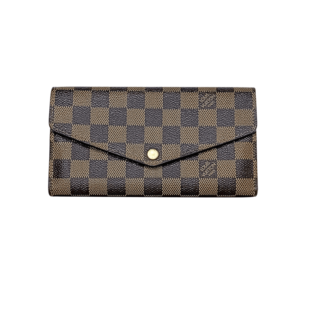 Louis Vuitton Damier Ebene Sarah Wallet
