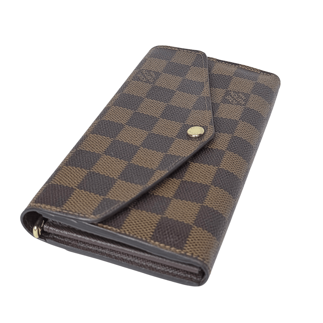 Louis Vuitton Damier Ebene Sarah Wallet