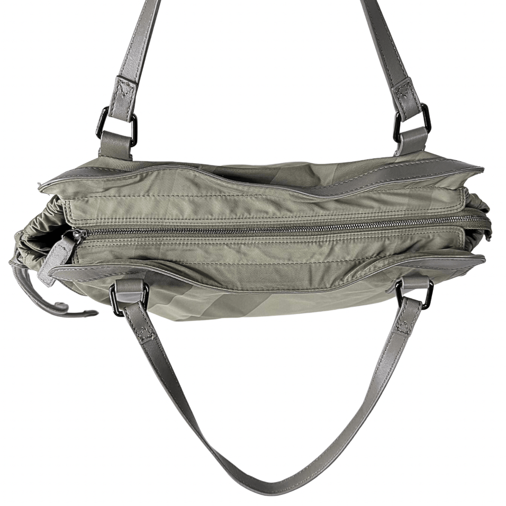 Burberry Novacheck Nylon Buckleigh Tote