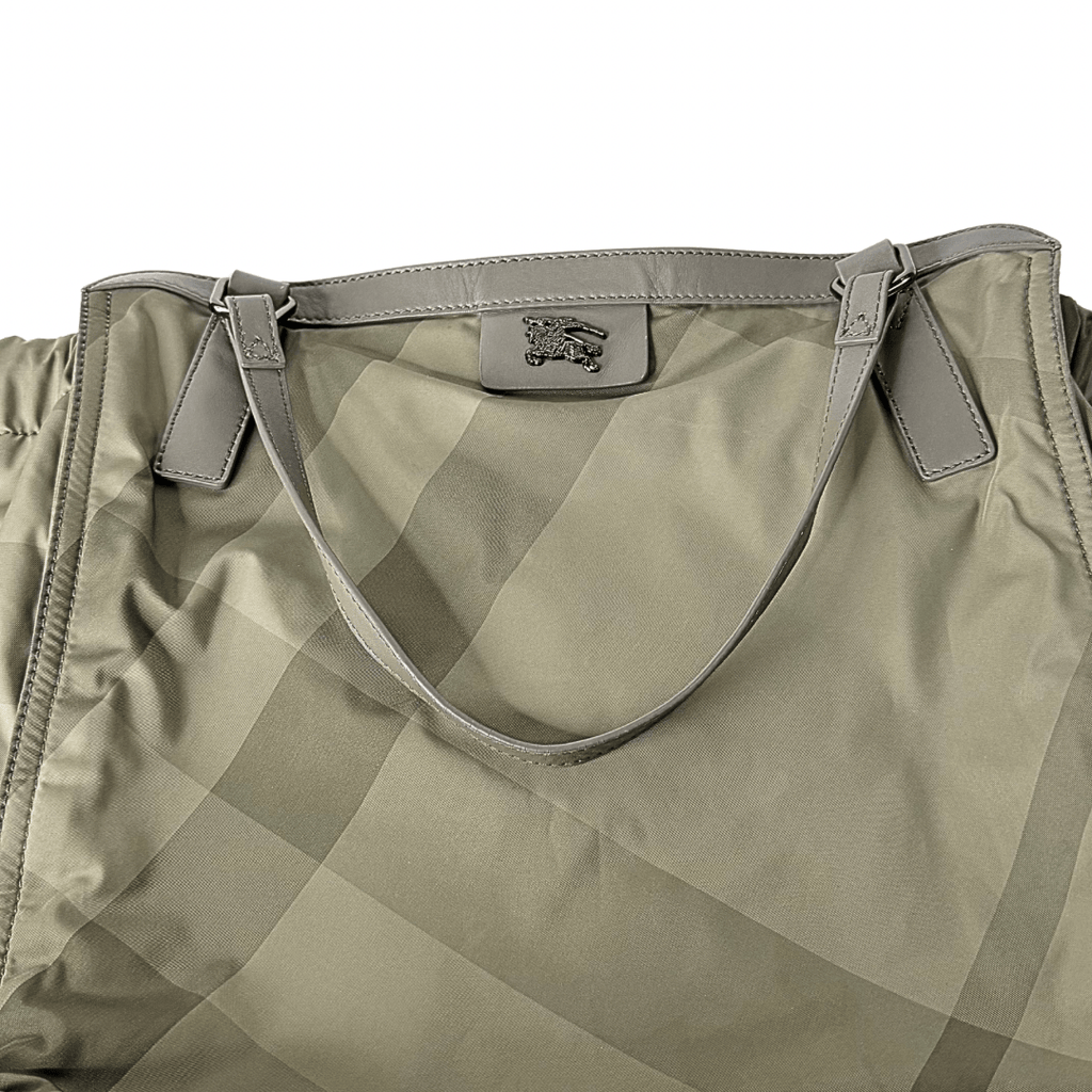 Burberry Novacheck Nylon Buckleigh Tote