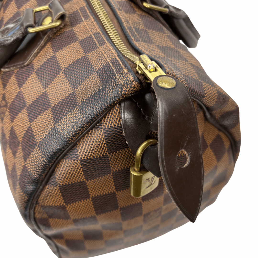 Louis Vuitton Damier Ebene Speedy 30 Bag