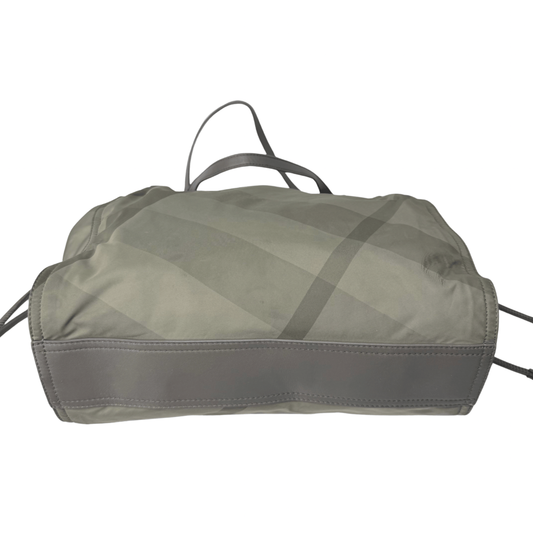 Burberry Novacheck Nylon Buckleigh Tote