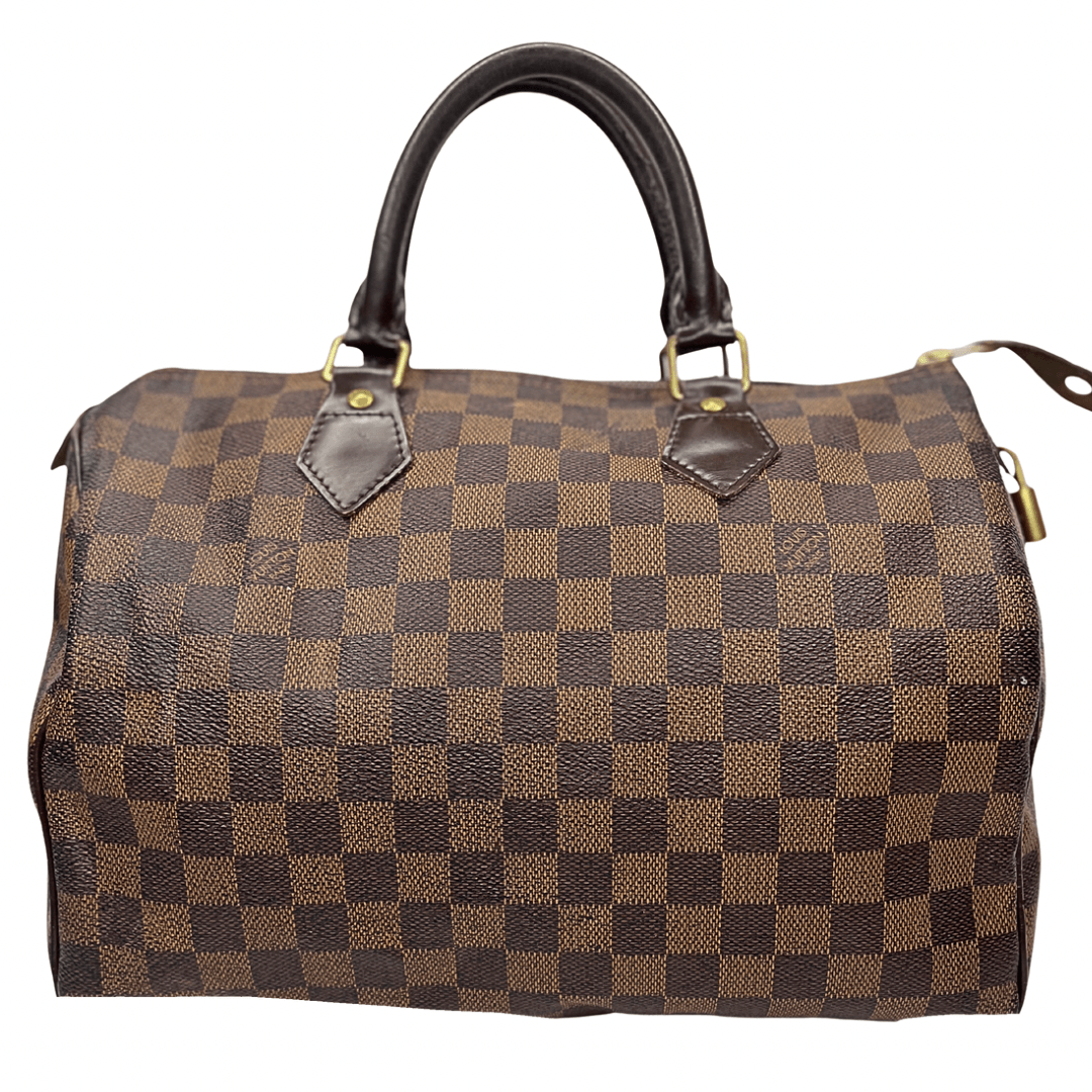 Louis Vuitton Damier Ebene Speedy 30 Bag