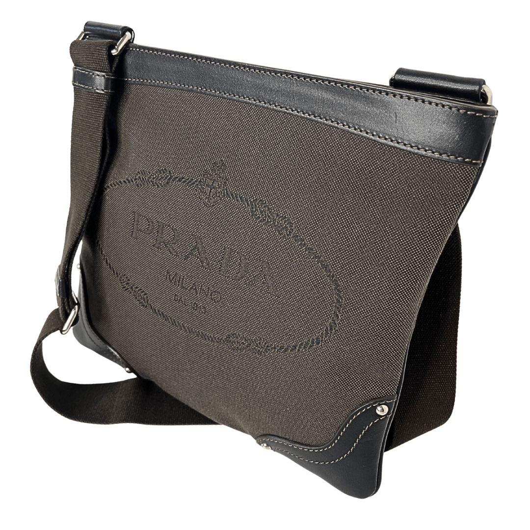 Prada Canapa Canvas Messenger