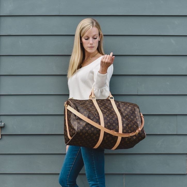 Louis Vuitton Monogram Keepall Bandouliere 50 Duffle