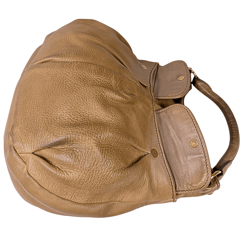 Miu Miu Turnlock Leather Hobo Bag