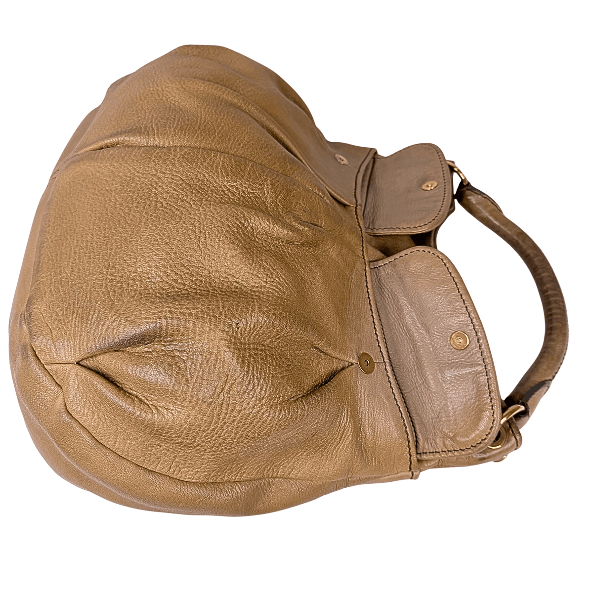 Miu Miu Turnlock Leather Hobo Bag