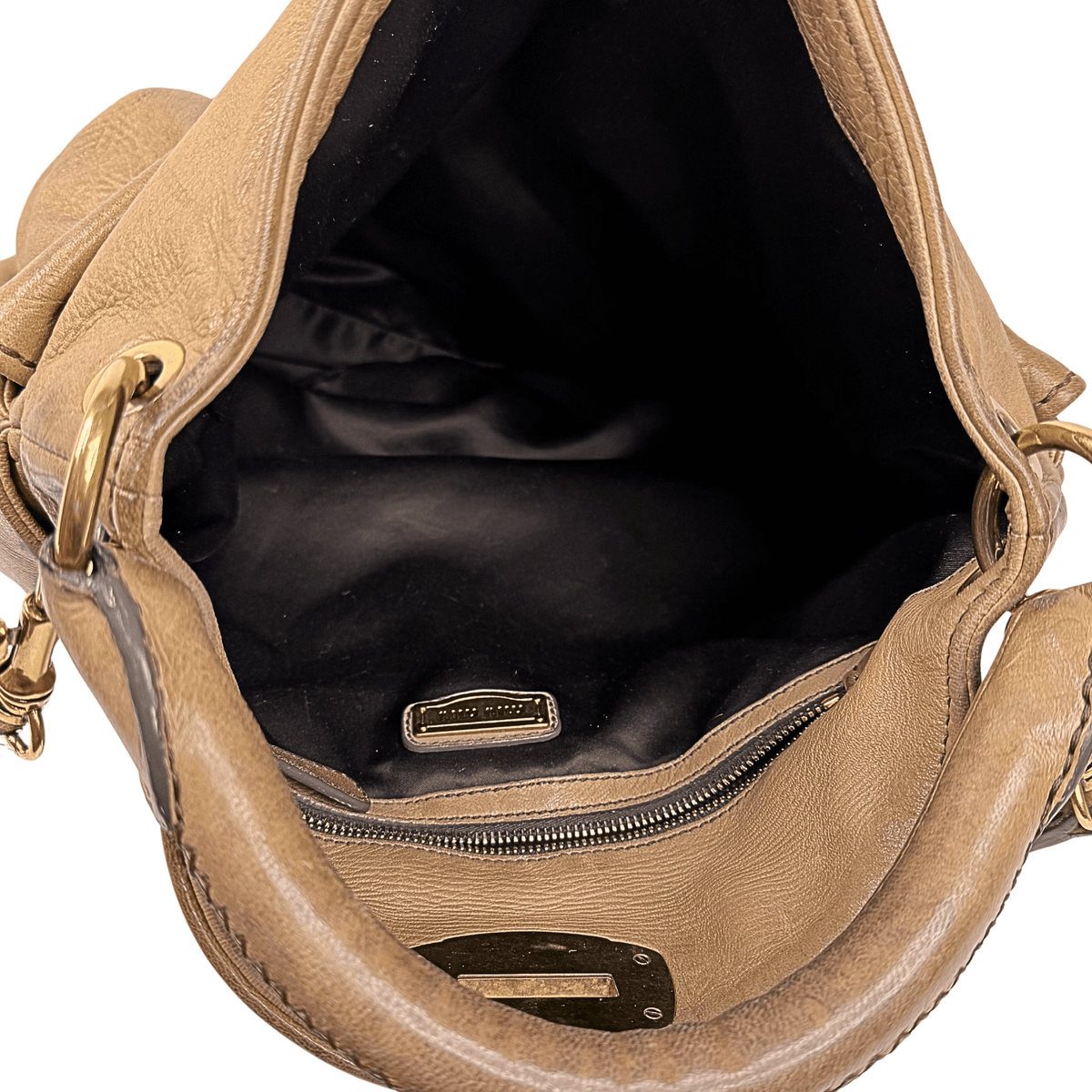Miu Miu Turnlock Leather Hobo Bag