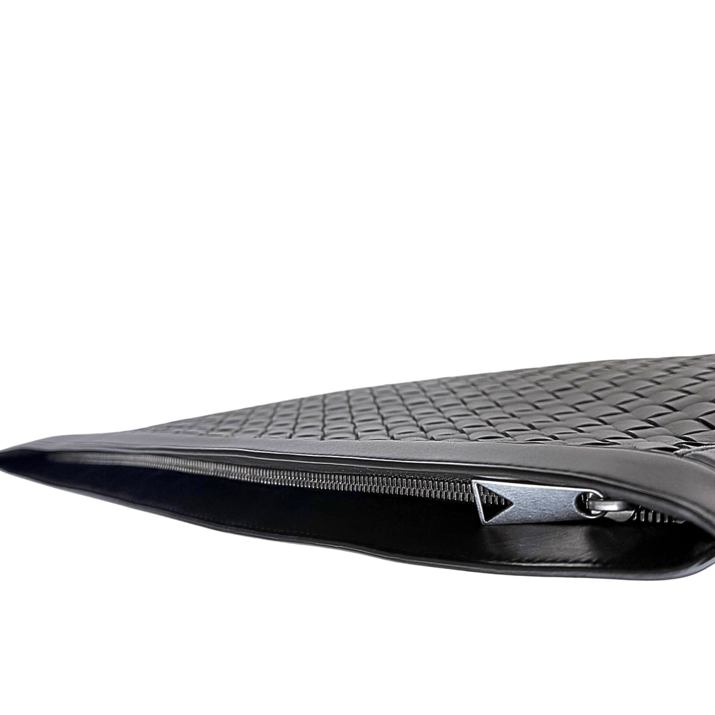 Bottega Veneta Intrecciato Leather Documents Zip Case