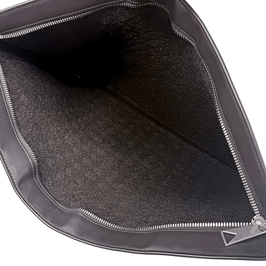 Bottega Veneta Intrecciato Leather Documents Zip Case