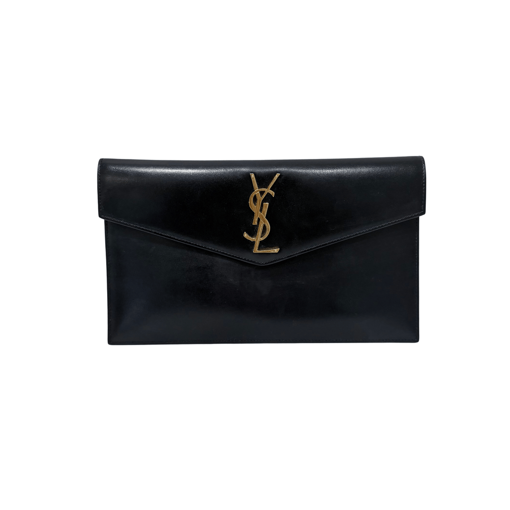Saint Laurent Uptown Pouch Clutch Black