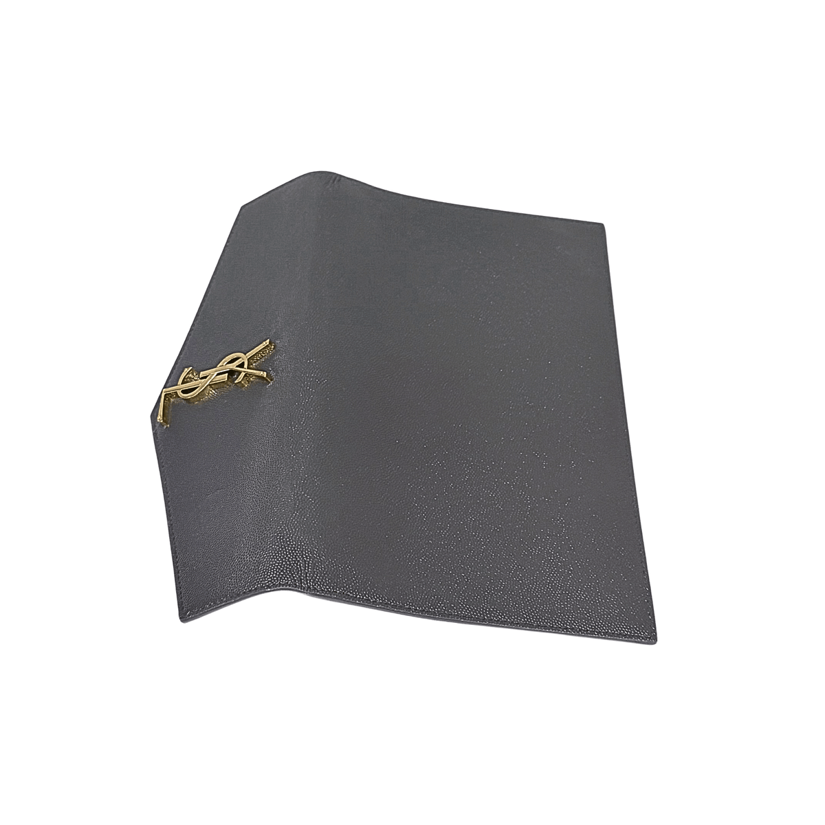 Saint Laurent Uptown Pouch Clutch Gray