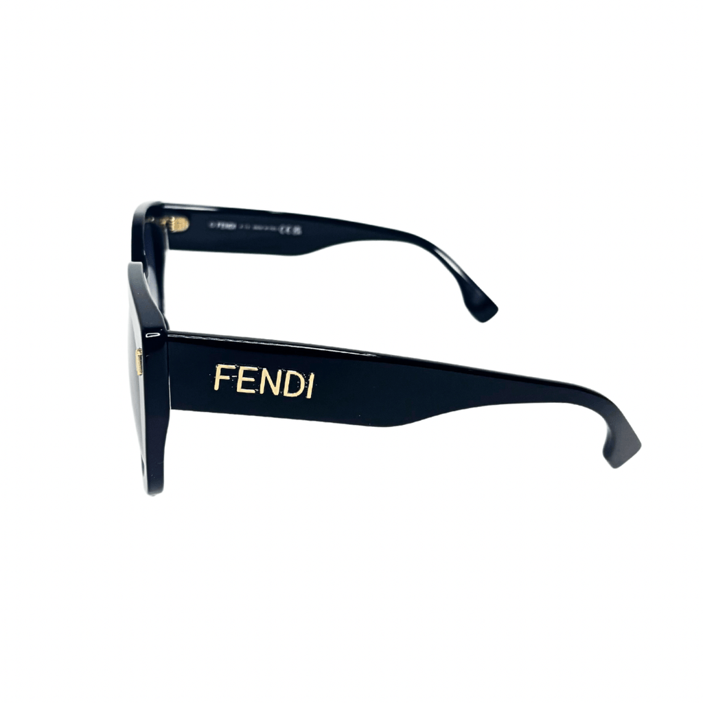 Fendi Black Geometric Sunglasses