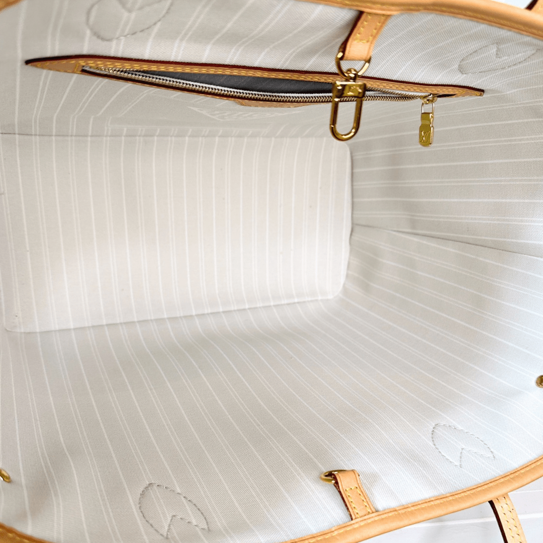 Louis Vuitton Giant Monogram By The Pool Neverfull MM and Pouch