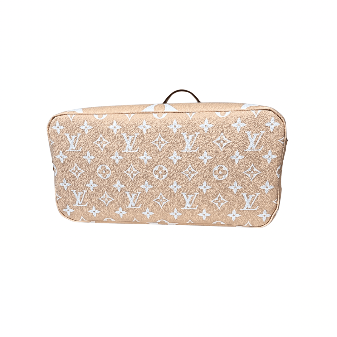 Louis Vuitton Giant Monogram By The Pool Neverfull MM and Pouch