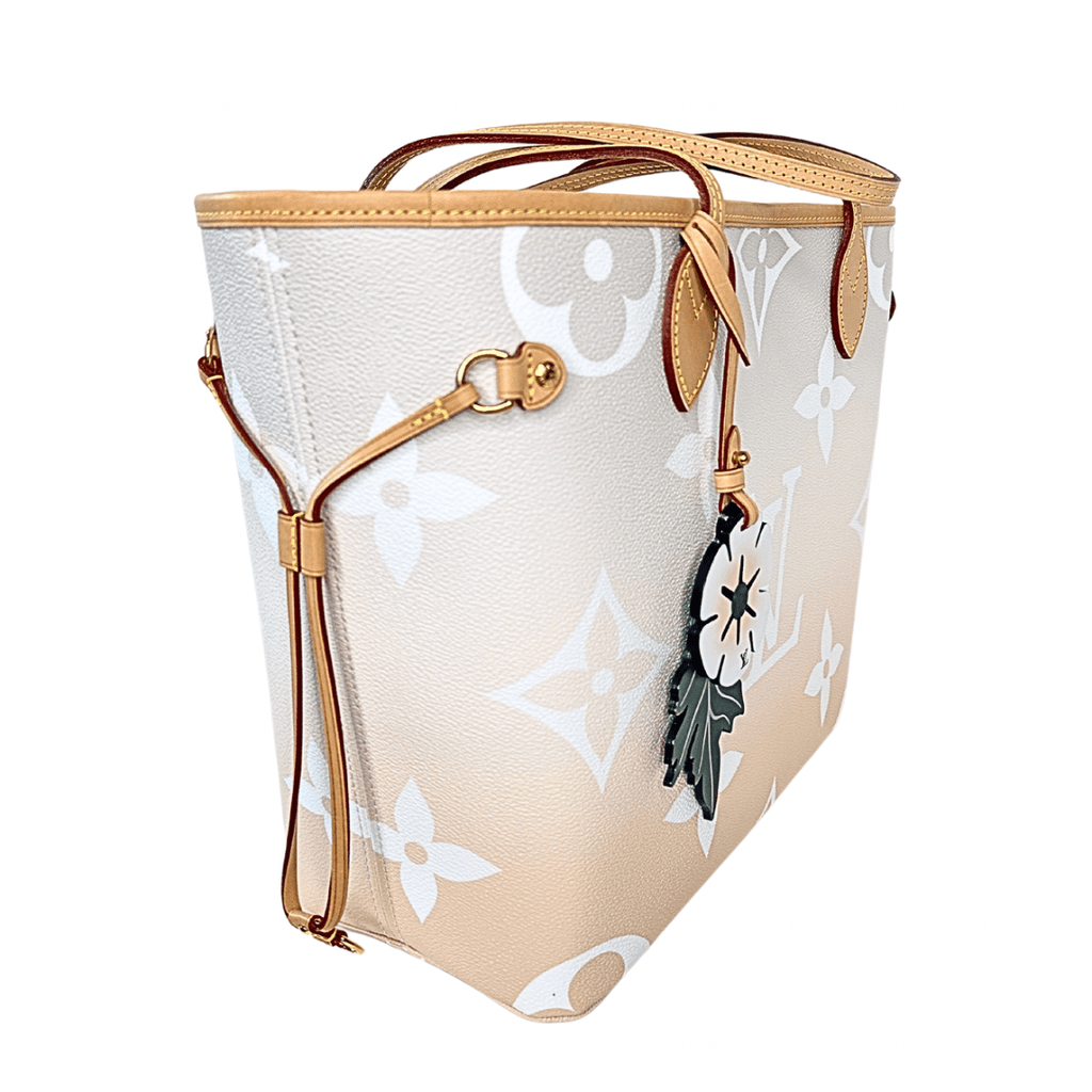 Louis Vuitton Giant Monogram By The Pool Neverfull MM and Pouch