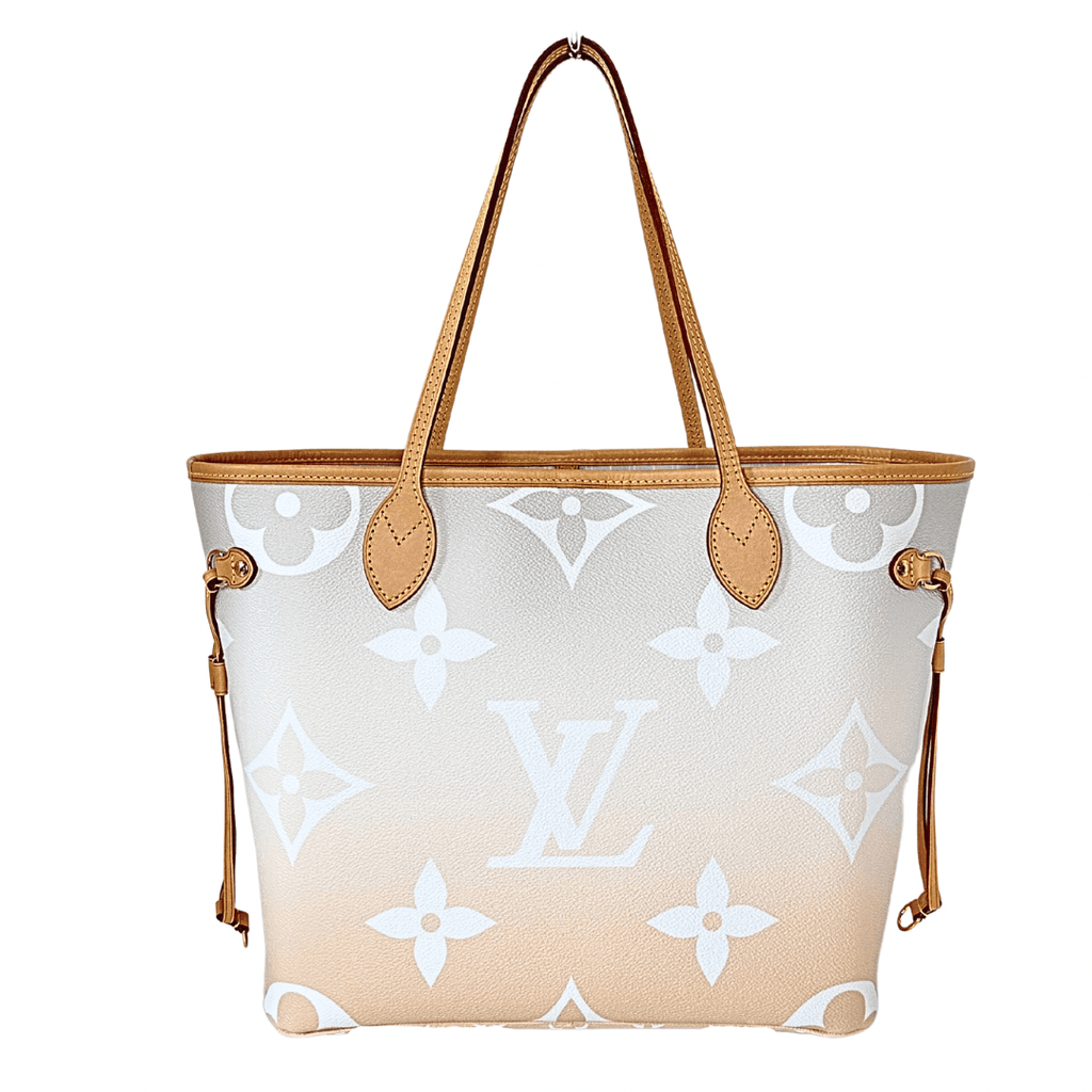 Louis Vuitton Giant Monogram By The Pool Neverfull MM and Pouch