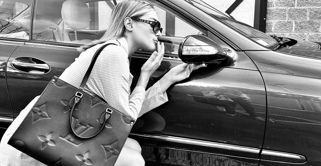 Louis Vuitton on the go to