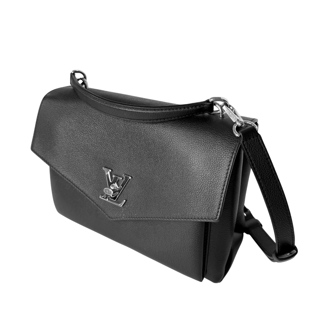Louis Vuitton Black Leather Mylockme Bag