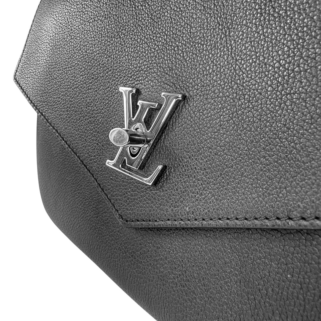 Louis Vuitton Black Leather Mylockme Bag