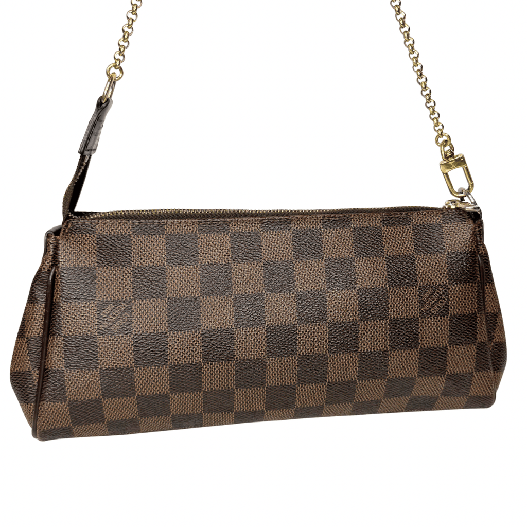 Louis Vuitton Damier Ebene Eva Pochette w/ Strap