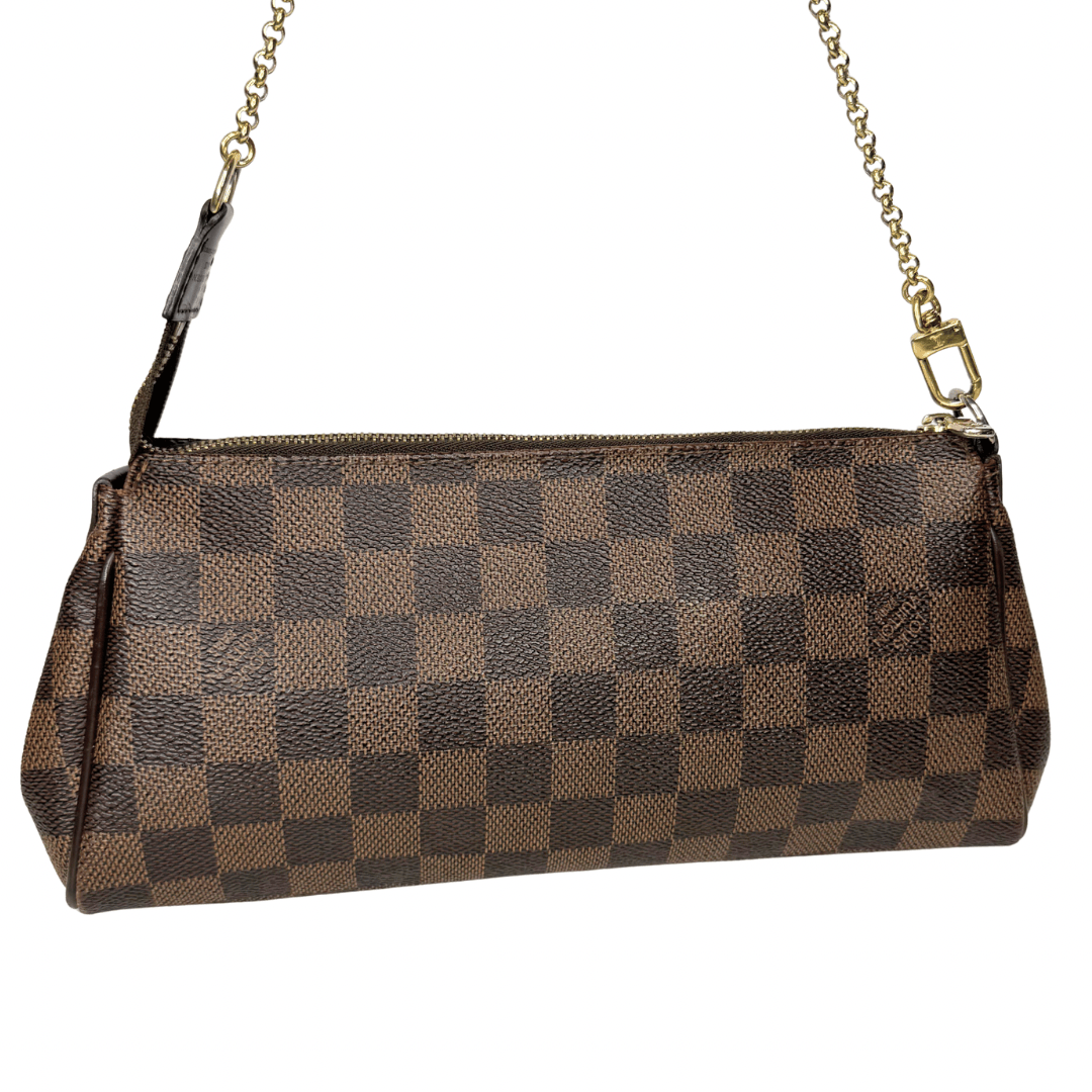 Louis Vuitton Damier Ebene Eva Pochette w/ Strap
