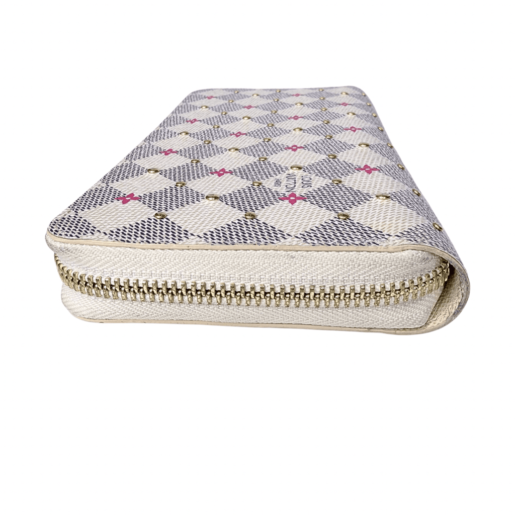 Louis Vuitton Damier Azur Studs Zippy Wallet