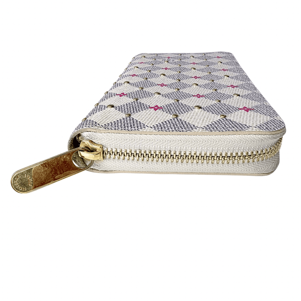 Louis Vuitton Damier Azur Studs Zippy Wallet