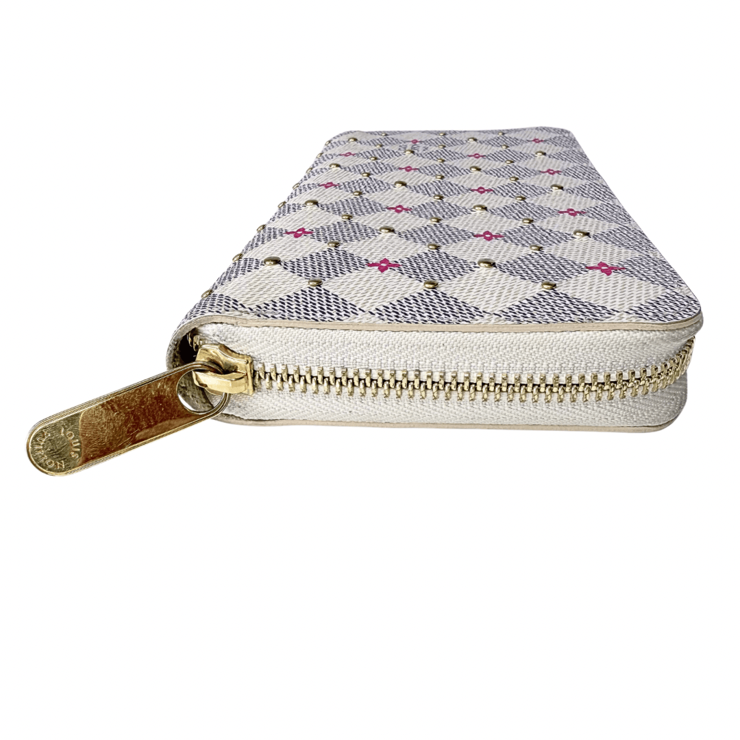 Louis Vuitton Damier Azur Studs Zippy Wallet