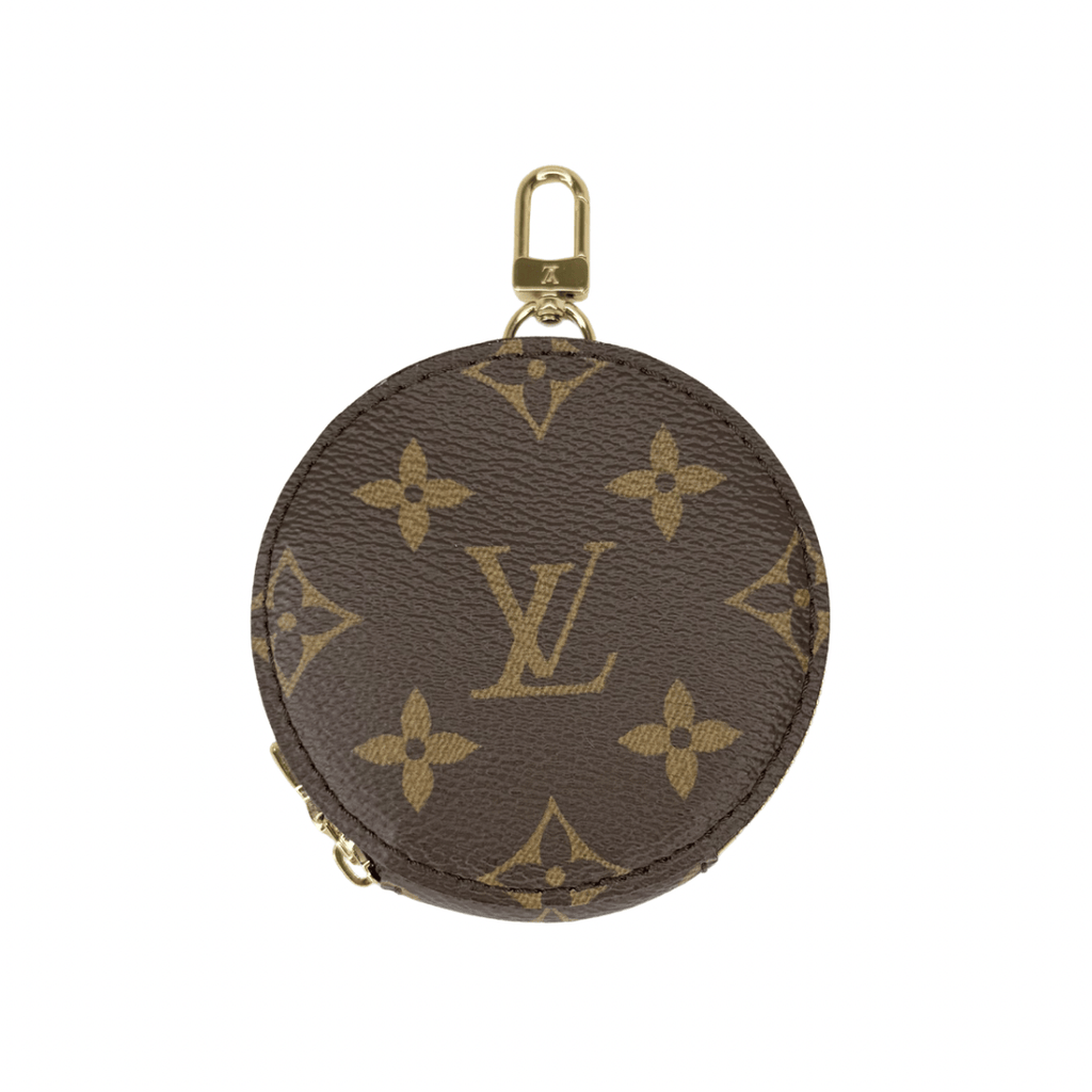 Louis Vuitton Monogram Round Zip Coin Pouch