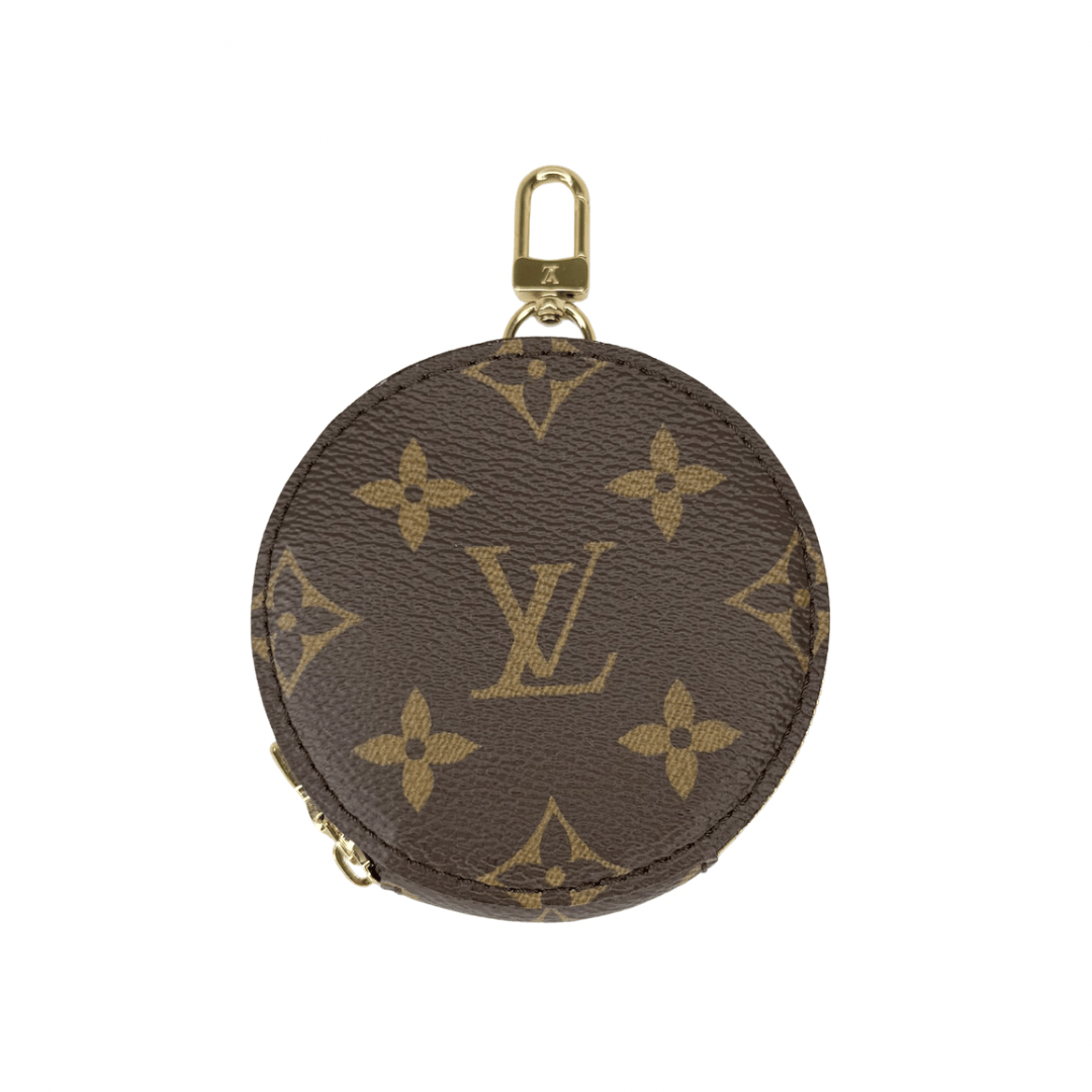 Louis Vuitton Monogram Round Zip Coin Pouch