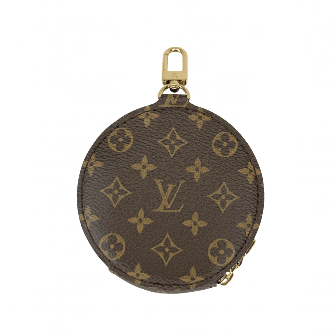 Louis Vuitton Monogram Round Zip Coin Pouch