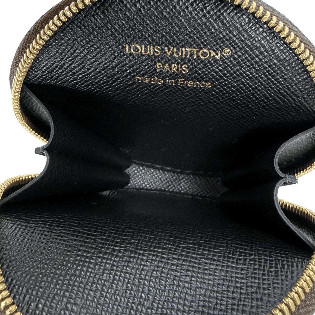 Louis Vuitton Monogram Round Zip Coin Pouch