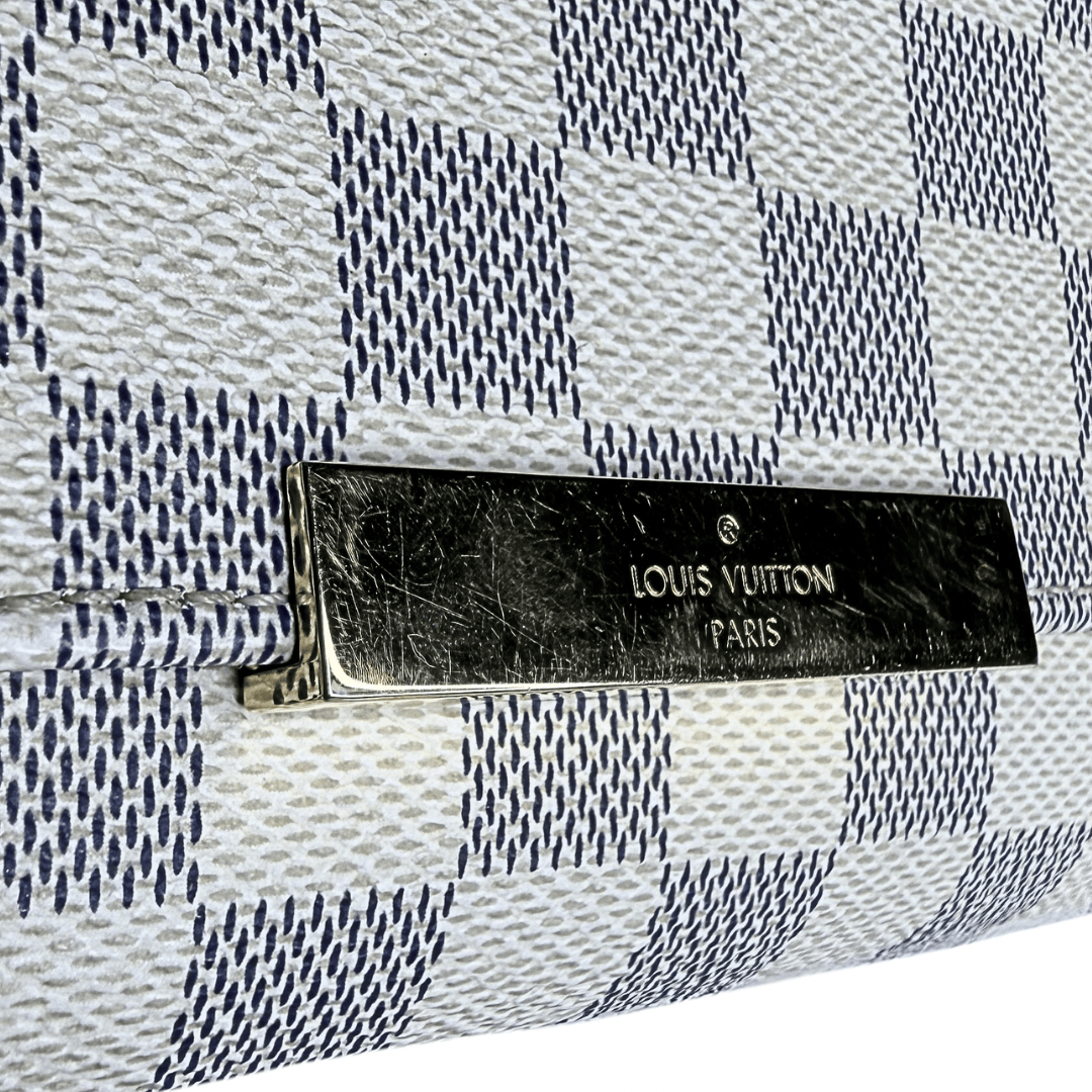 Louis Vuitton Damier Azur Favorite MM Bag w/ Strap