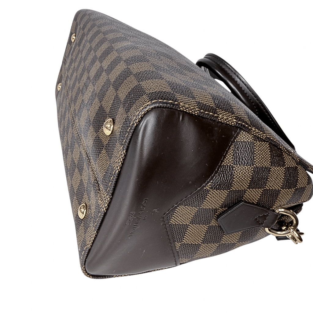 Louis Vuitton Damier Ebene Kensington Bowler Bag w/Strap
