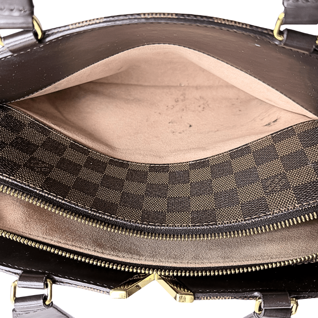 Louis Vuitton Damier Ebene Kensington Bowler Bag w/Strap