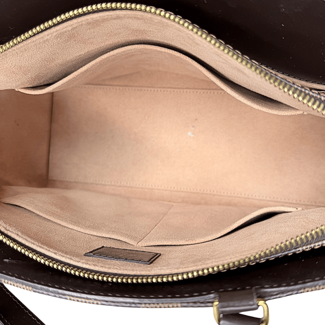 Louis Vuitton Damier Ebene Kensington Bowler Bag w/Strap