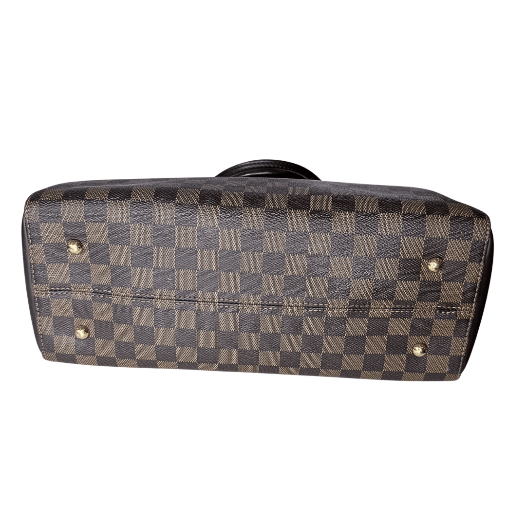 Louis Vuitton Damier Ebene Kensington Bowler Bag w/Strap