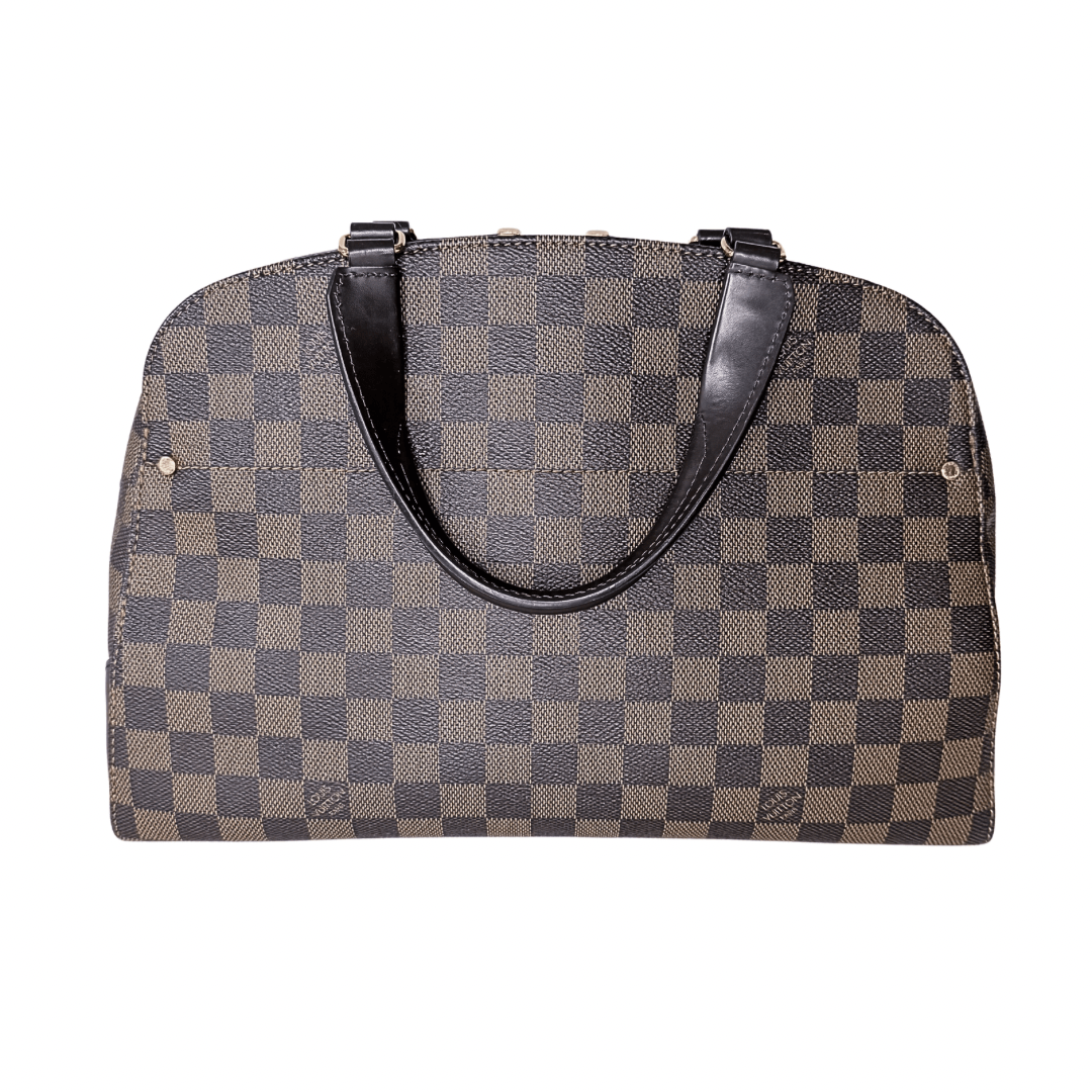 Louis Vuitton Damier Ebene Kensington Bowler Bag w/Strap
