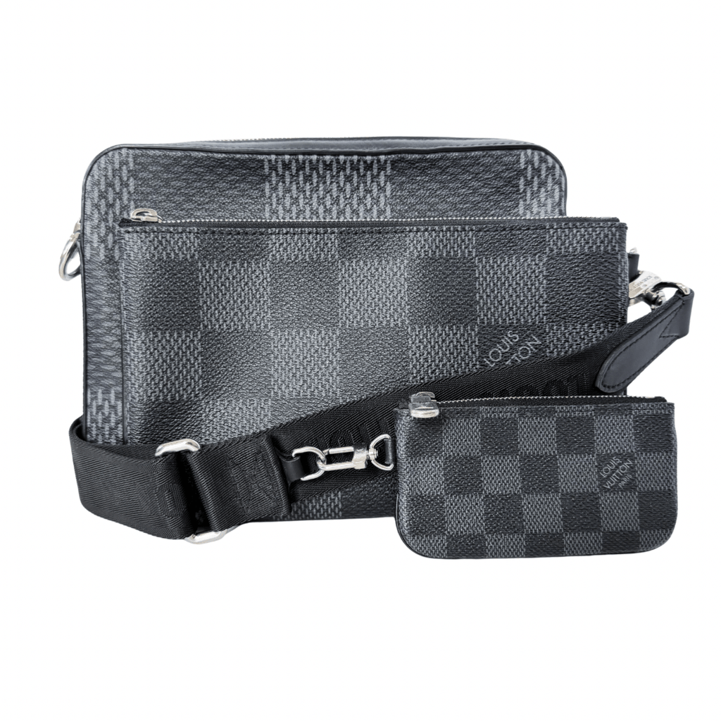 Louis Vuitton 3D Damier Graphite Trio Messenger Bag
