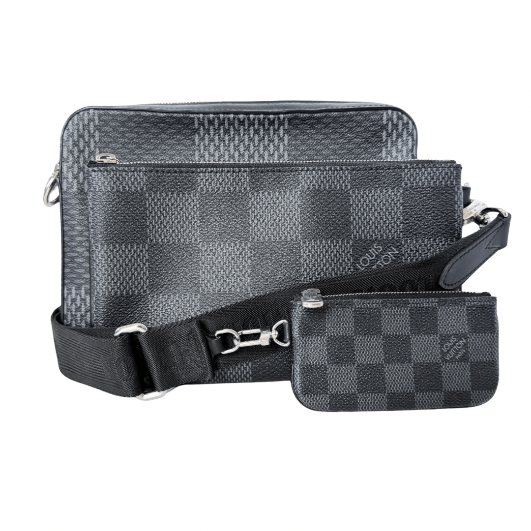 Louis Vuitton 3D Damier Graphite Trio Messenger Bag