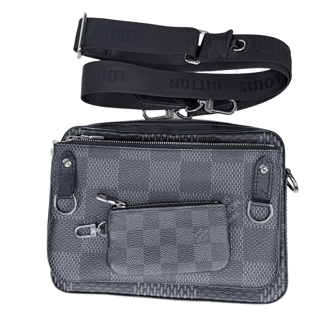 Louis Vuitton 3D Damier Graphite Trio Messenger Bag