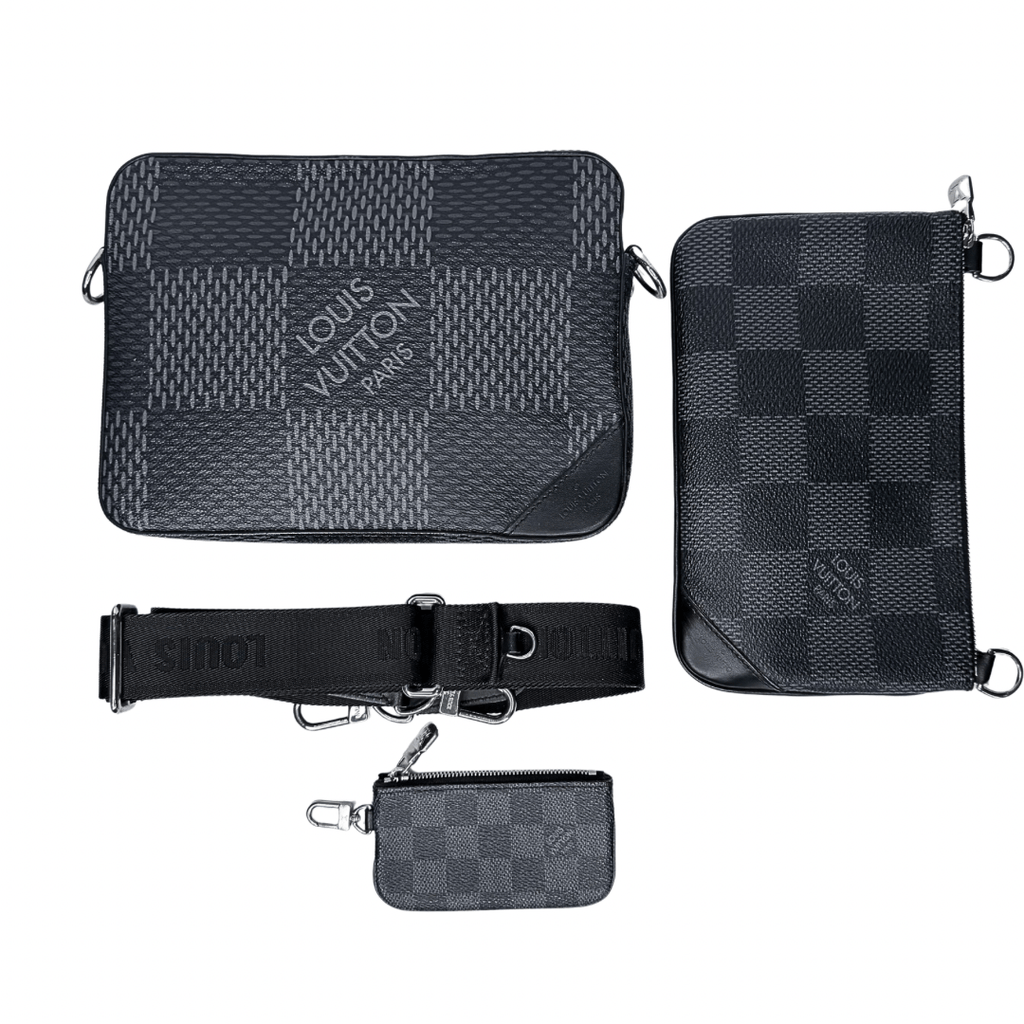 Louis Vuitton 3D Damier Graphite Trio Messenger Bag