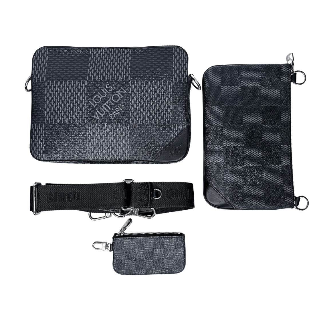 Louis Vuitton 3D Damier Graphite Trio Messenger Bag