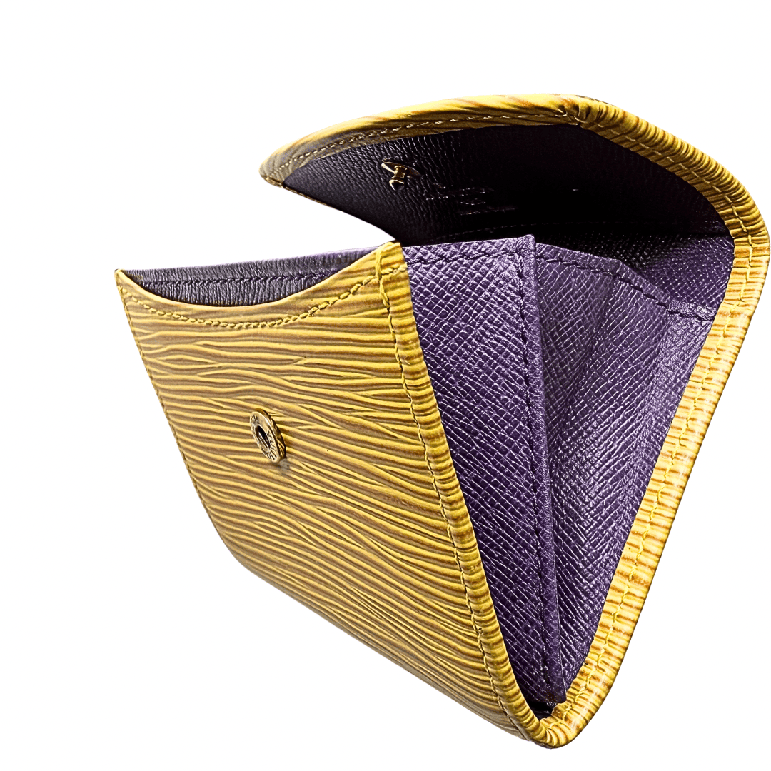 Louis Vuitton Jaune Epi Leather Card Case