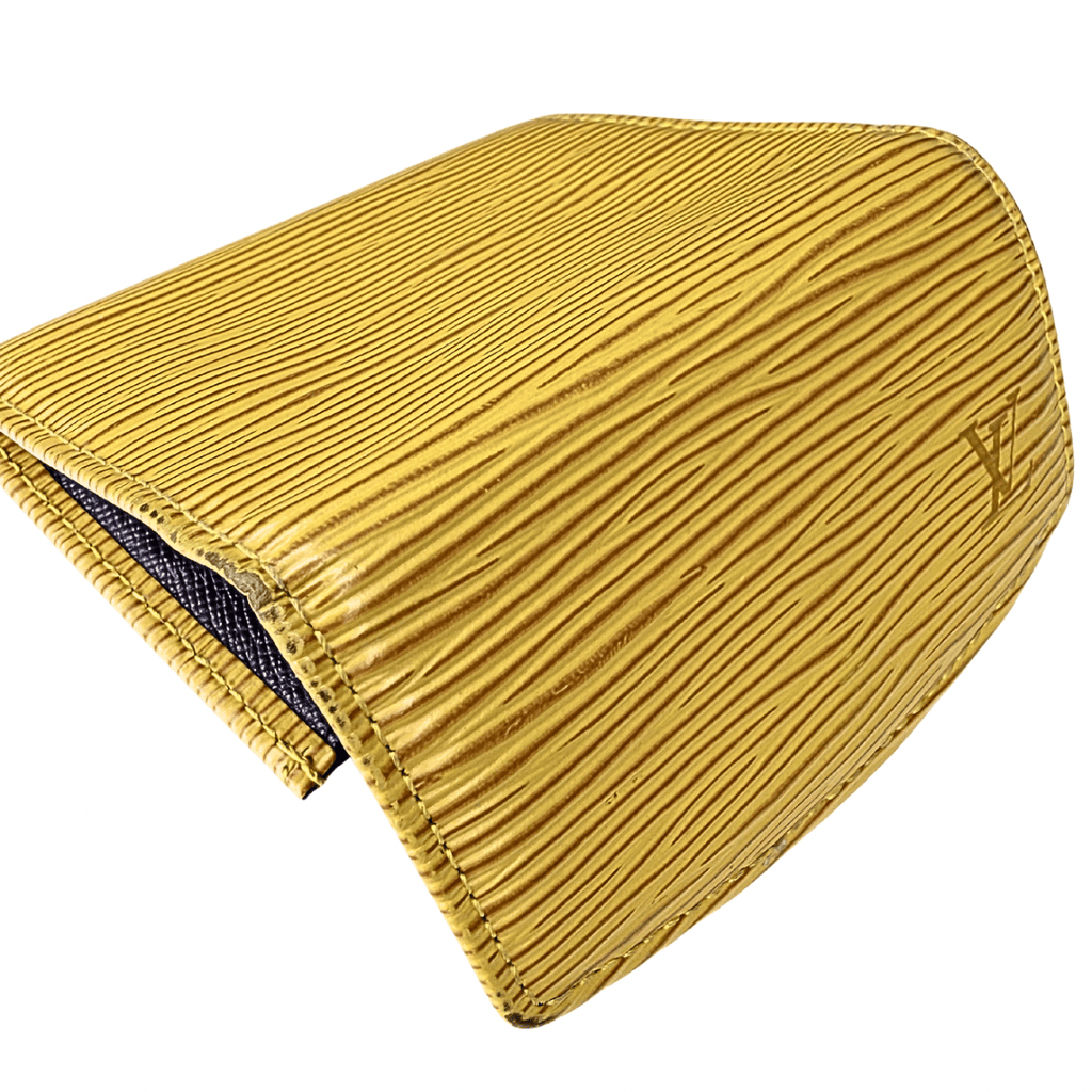 Louis Vuitton Jaune Epi Leather Card Case