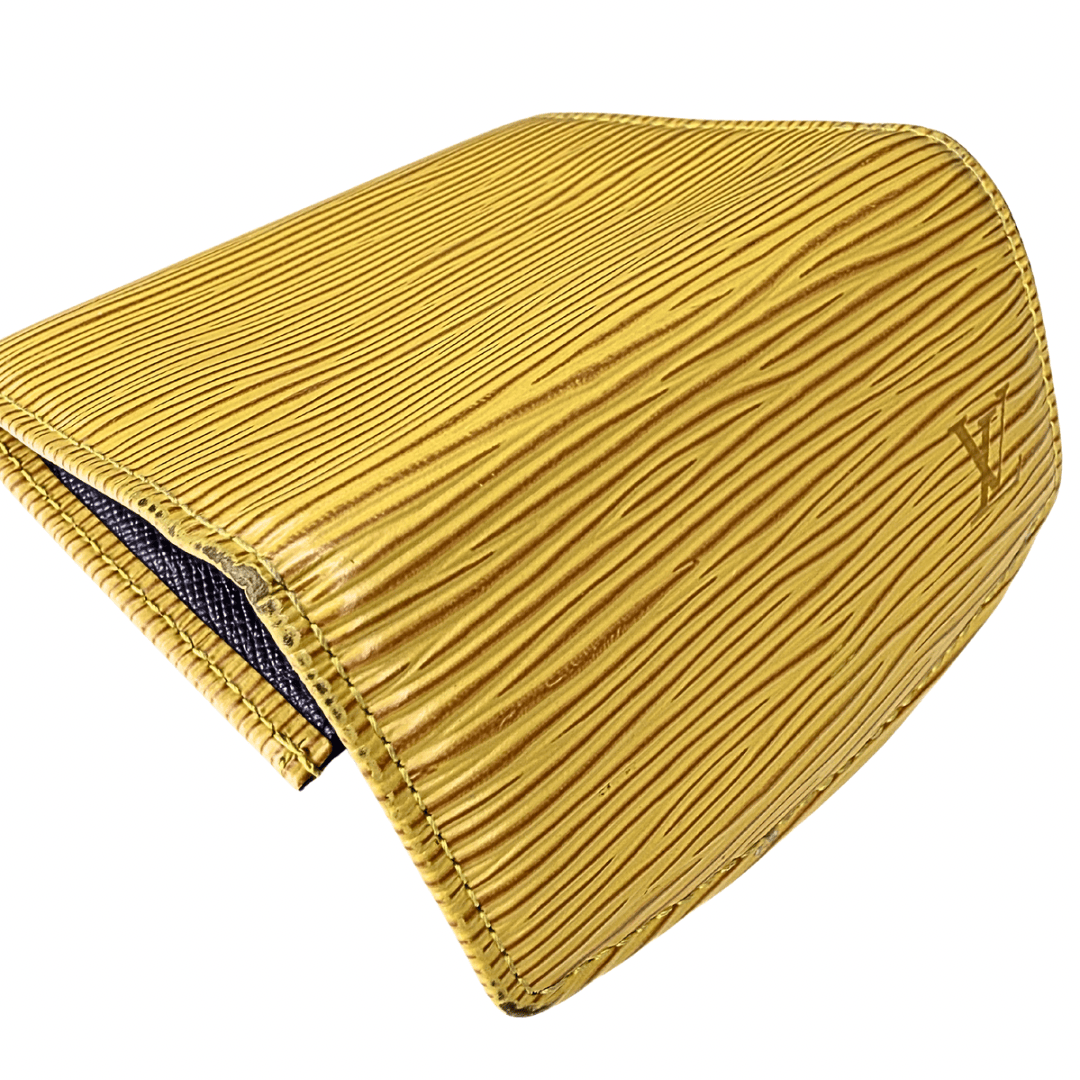 Louis Vuitton Jaune Epi Leather Card Case